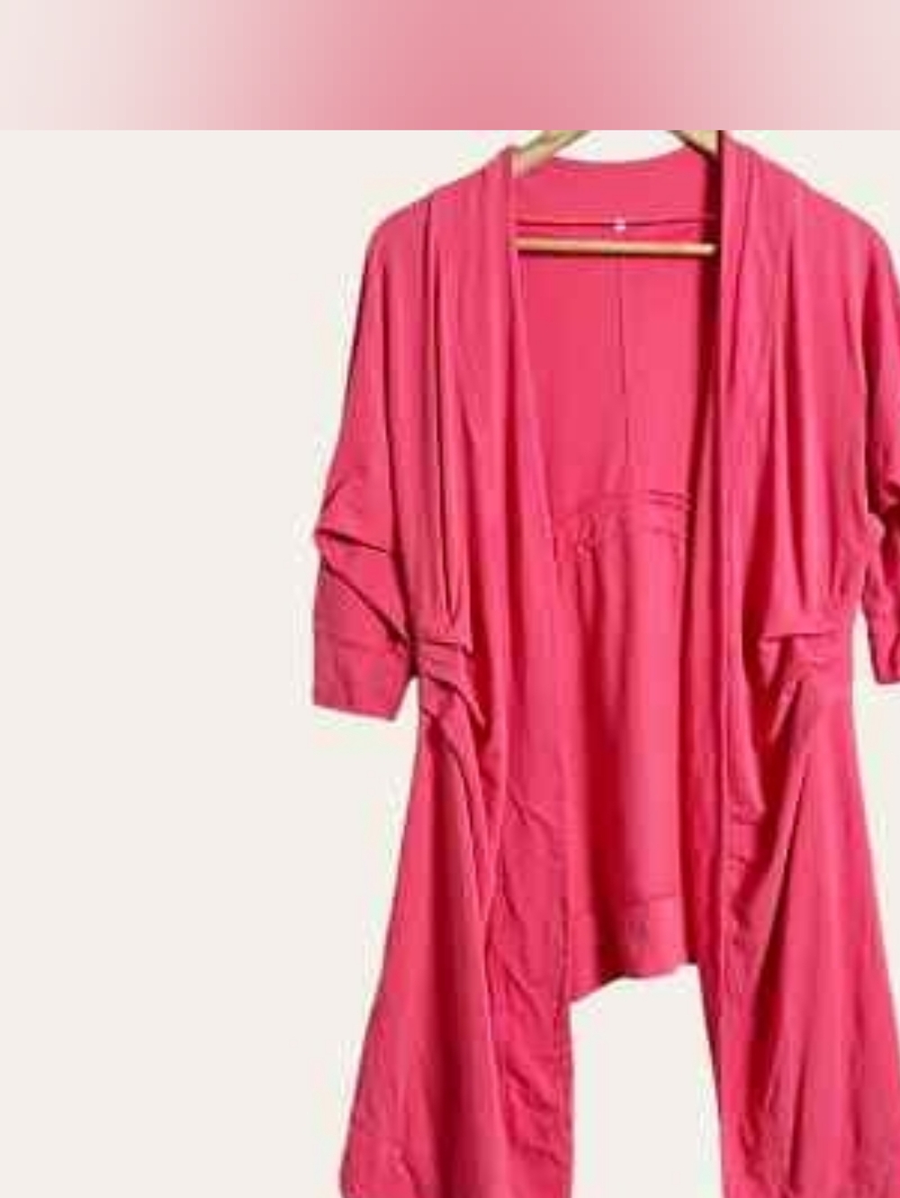 Lululemon Namaste Open Front Yoga Cardigan Wrap EUC Size 4